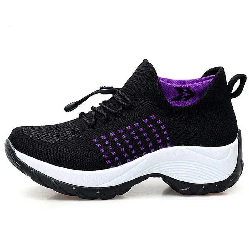LilacLuxe™ – Elegant Pain-Relief Sneakers