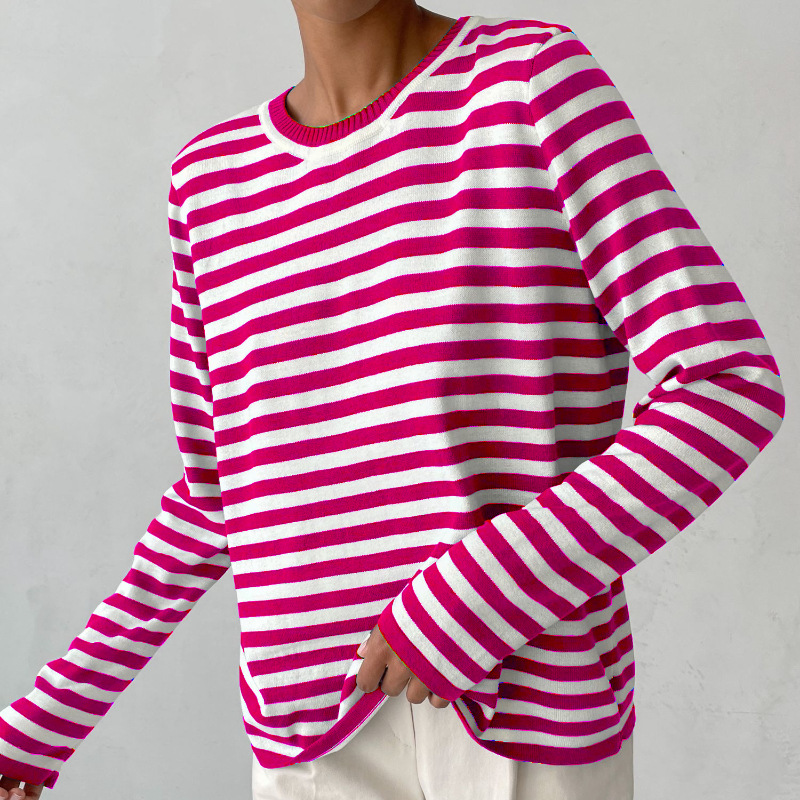 Nicole – Elegant Striped Sweater