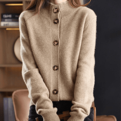 Anny – Elegant Cashmere Knit Cardigan
