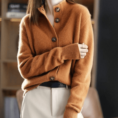 Anny – Elegant Cashmere Knit Cardigan