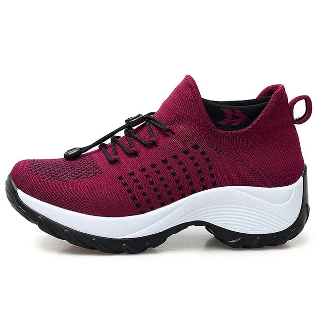 LilacLuxe™ – Elegant Pain-Relief Sneakers