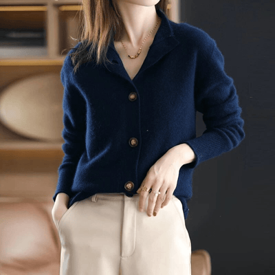 Anny – Elegant Cashmere Knit Cardigan