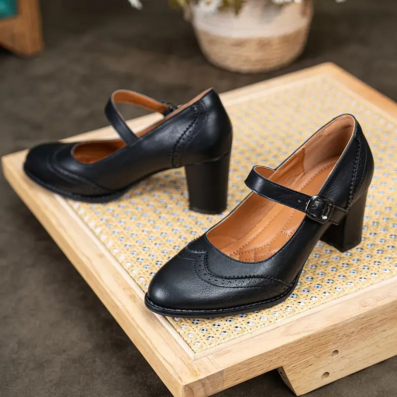 Aida – Elegant Leather Orthopedic Shoes