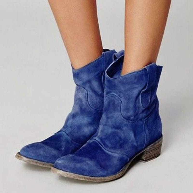 Lyla Ridge – Elegant Suede Western Boots