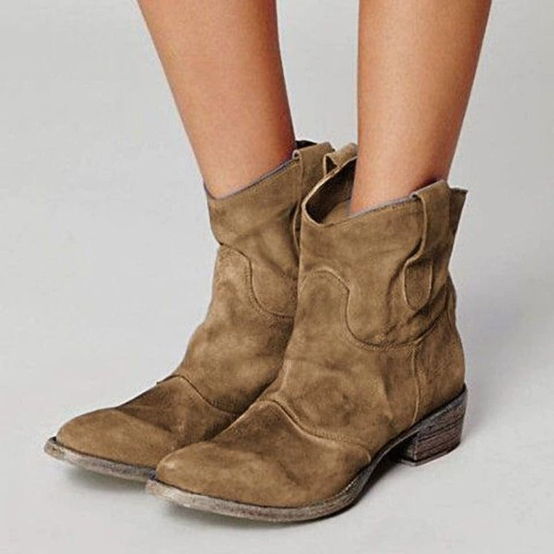 Lyla Ridge – Elegant Suede Western Boots