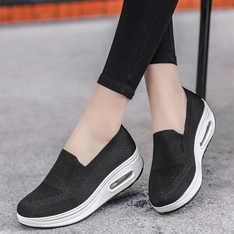 Trixie™ – Elegant Platform Mesh Sneakers