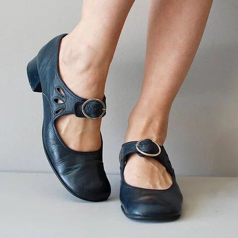 Myla™ – Elegant Leather Pumps