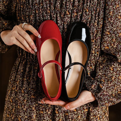 Livy – Elegant Leather Mary Janes