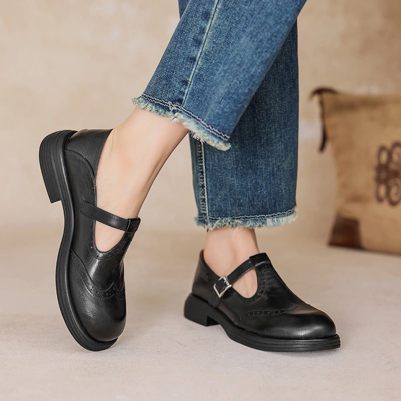 Paise – Elegant Leather Mary Janes