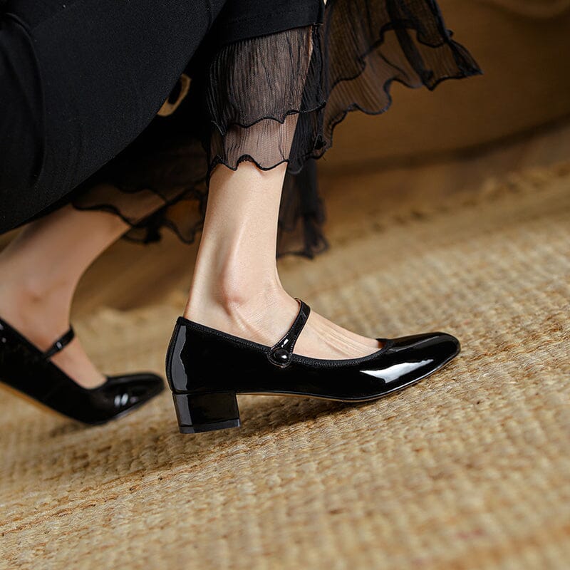 Livy – Elegant Leather Mary Janes