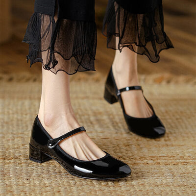 Livy – Elegant Leather Mary Janes