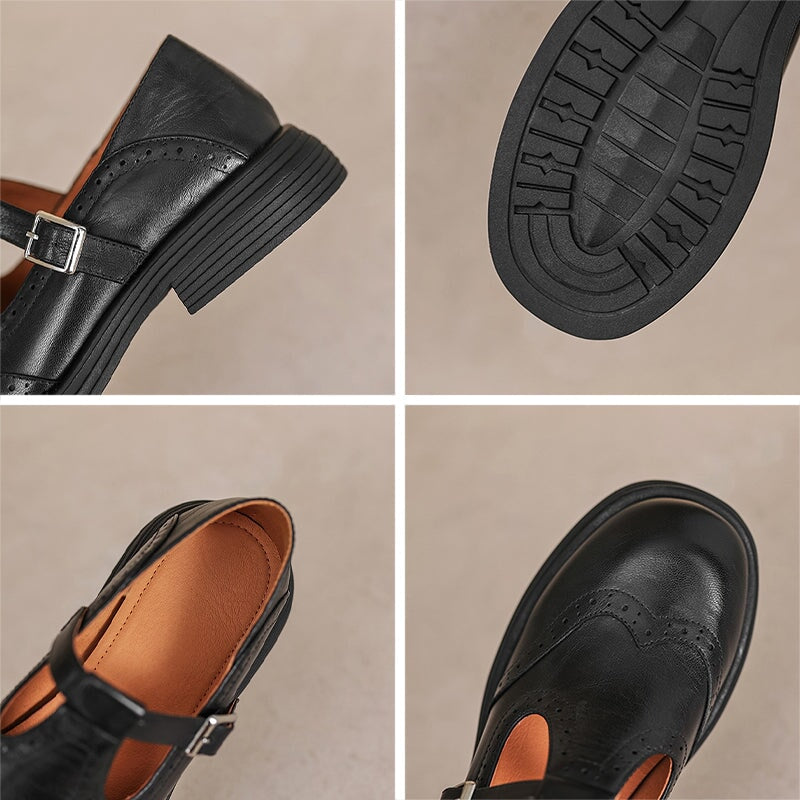 Paise – Elegant Leather Mary Janes