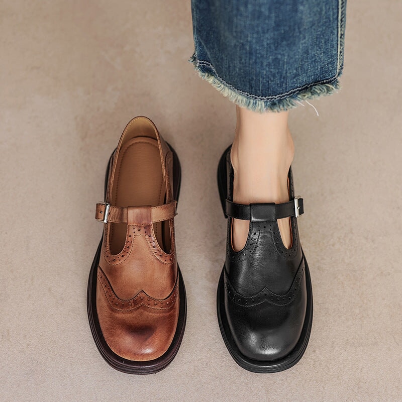 Paise – Elegant Leather Mary Janes