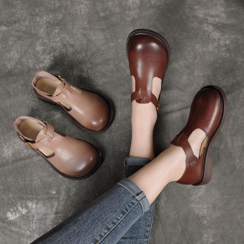 Katee – Elegant Leather Mary Janes