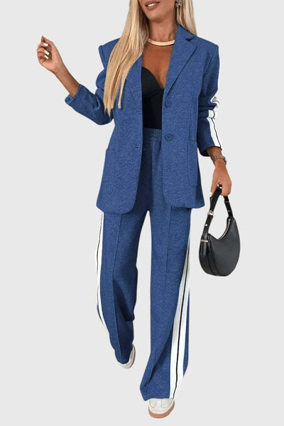 Kendall – Elegant Striped Set