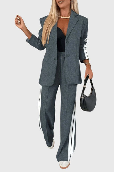 Kendall – Elegant Striped Set