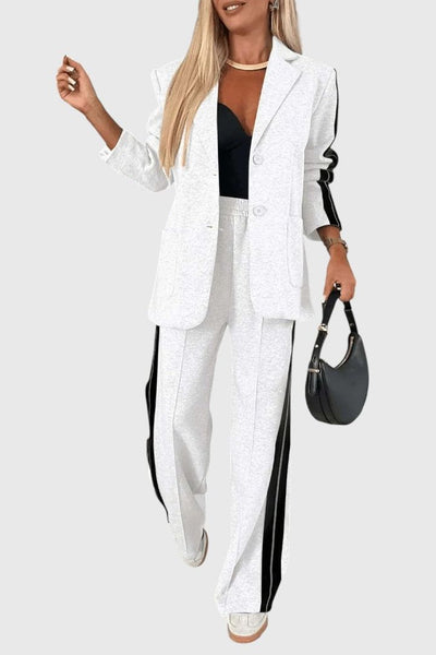 Kendall – Elegant Striped Set