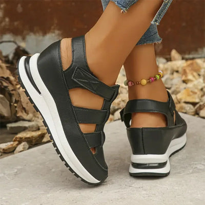 Nahal™ – Elegant Closed-Toe Sneaker Sandals