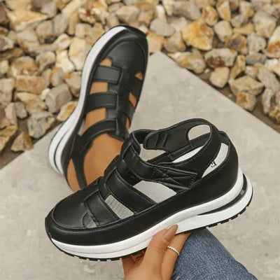 Nahal™ – Elegant Closed-Toe Sneaker Sandals