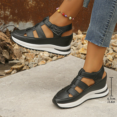 Nahal™ – Elegant Closed-Toe Sneaker Sandals